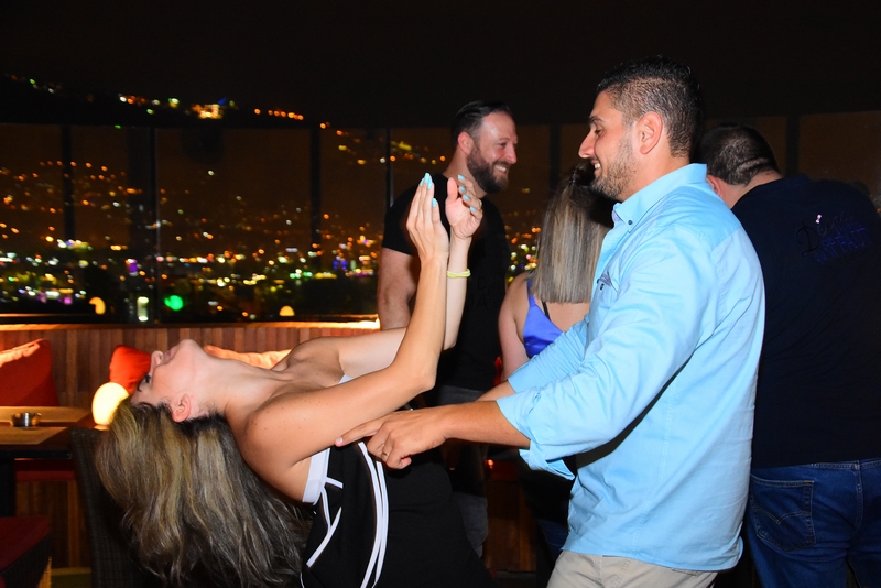 Nathaly Safy and Rabih Rahal at The View